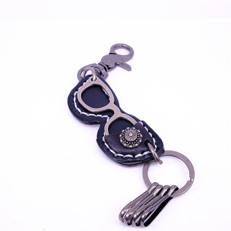 Wholesale Handmade Retro Cowhide Keychains